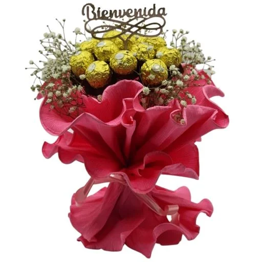 Ramo Ferrero Rocher con Pin Bienvenida